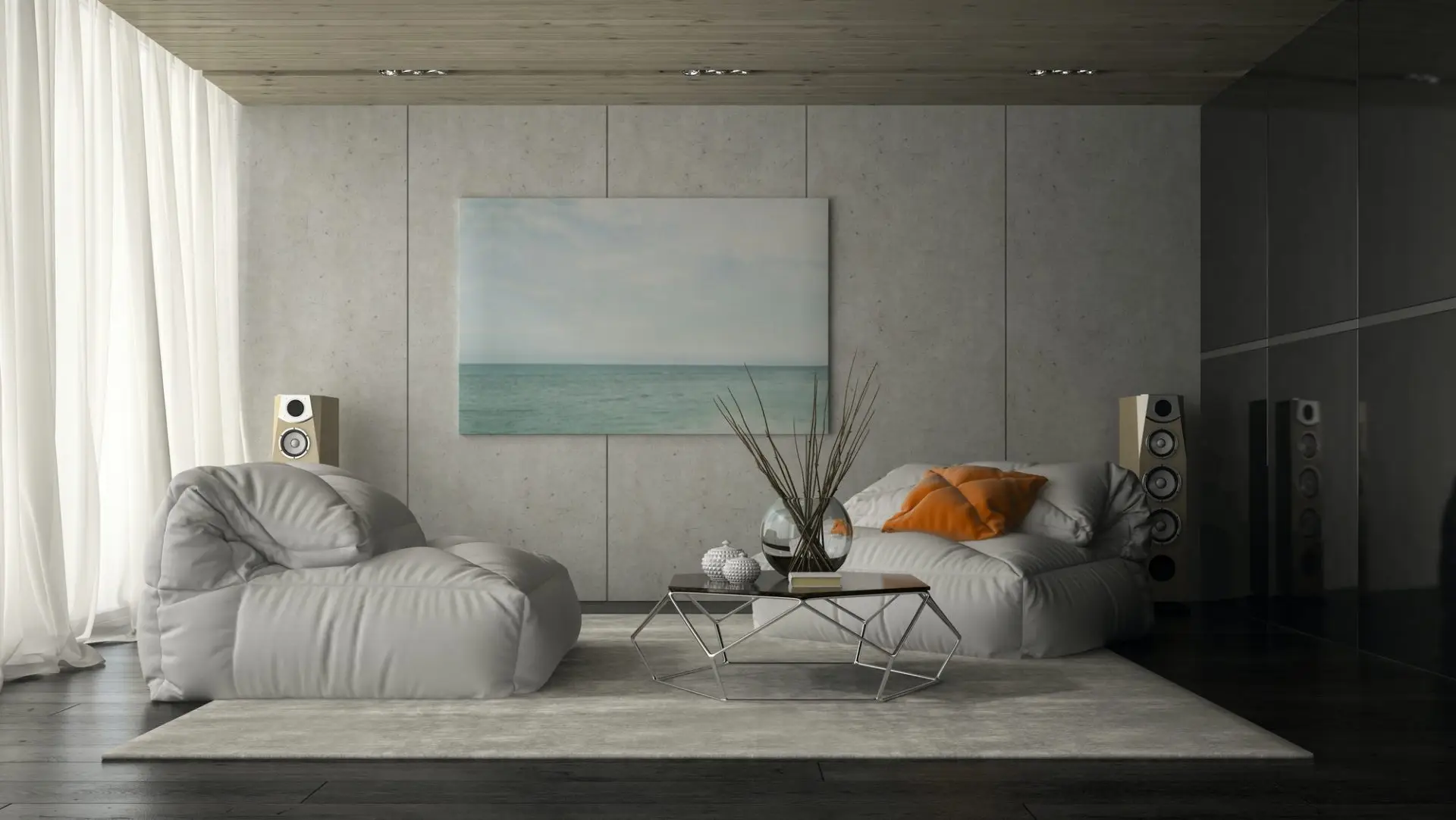 interior of modern design room