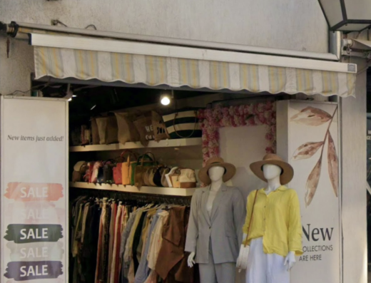 Glam clothing store